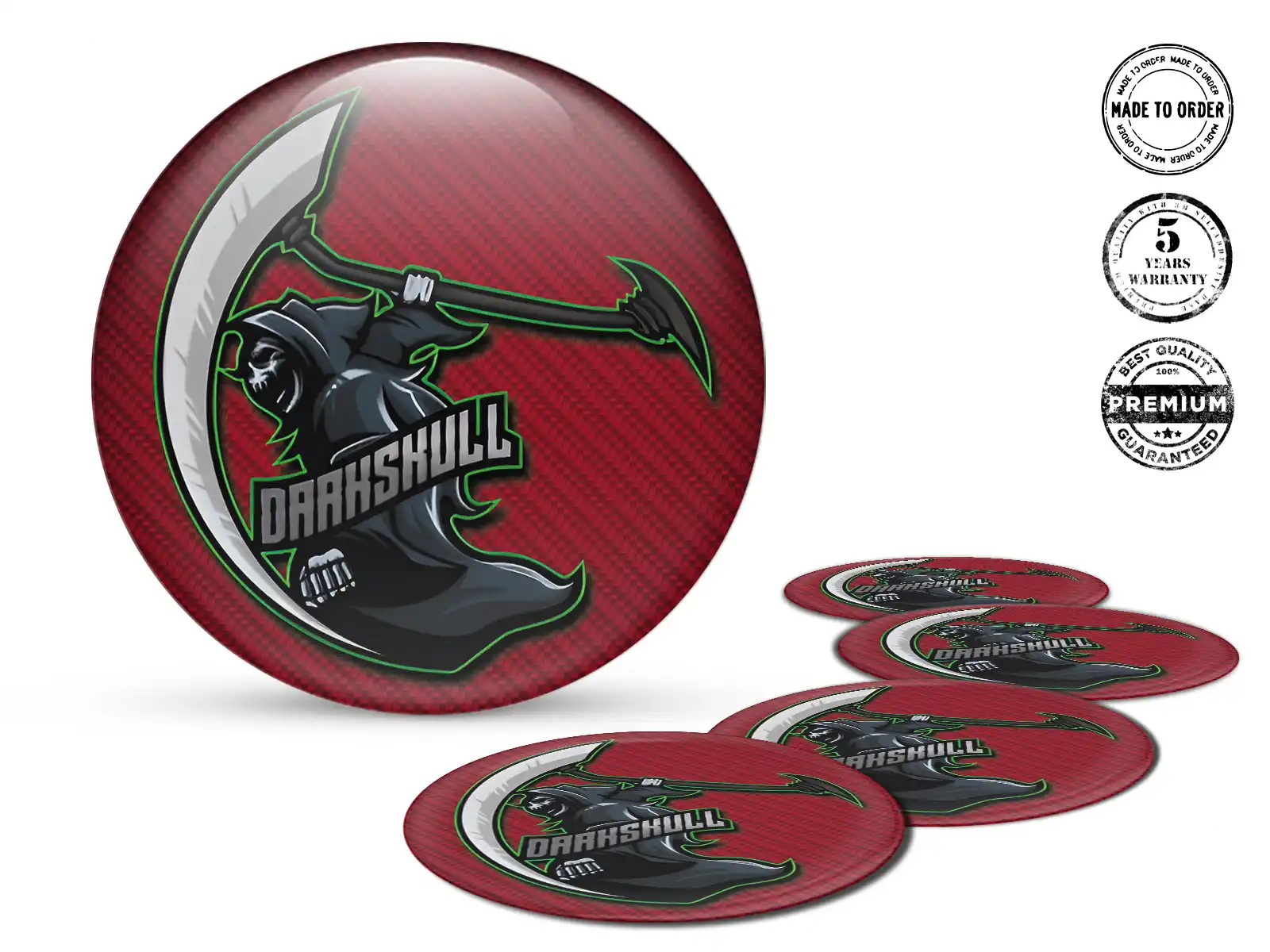 Wheel emblem Custom Brand Luxury Dome Stickers